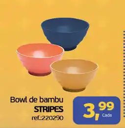 Cometa Supermercados Bowl de bambu stripes oferta
