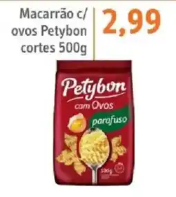 Sonda Macarrão c/ ovos Petybon cortes oferta
