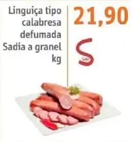 Sonda Linguiça tipo calabresa defumada Sadia a granel oferta