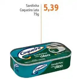 Sonda Sardinha coqueiro lata oferta
