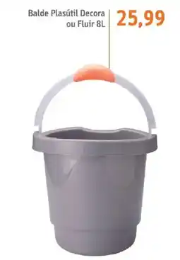 Sonda Balde Plasútil Decora ou Fluir 8L oferta