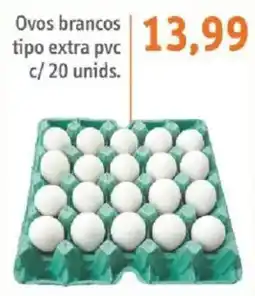 Sonda Ovos brancos tipo extra pvc oferta