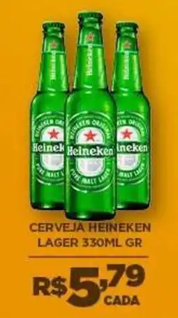 DB Supermercados Cerveja heineken lager oferta
