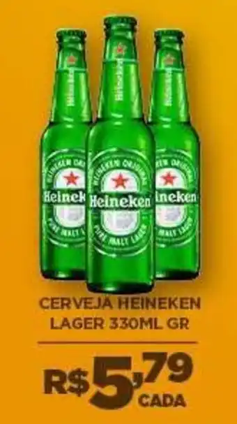 DB Supermercados Cerveja heineken lager oferta
