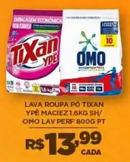 DB Supermercados Lava roupa pó tixan ypê maciez omo lav perf oferta