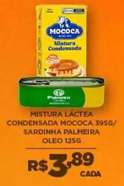 DB Supermercados Mistura lactea condensada mococa sardinha palmeira oleo oferta