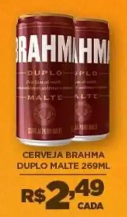 DB Supermercados Cerveja brahma duplo malte oferta