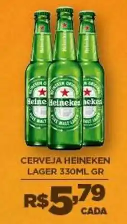 DB Supermercados Cerveja heineken lager oferta