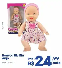 Casa Freitas Boneca Blu Blu Anjo oferta