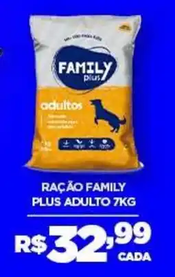 DB Supermercados Raçao family plus adulto oferta