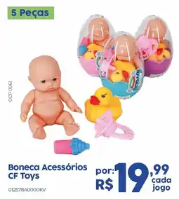 Casa Freitas Boneca Acessórios CF Toys oferta