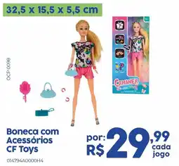 Casa Freitas Boneca com Acessórios oferta