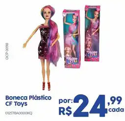 Casa Freitas Boneca Plástico CF Toys oferta