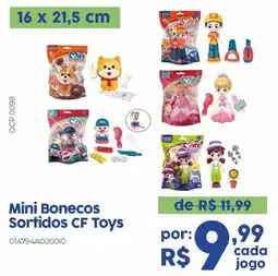 Casa Freitas Mini Bonecos Sortidos CF Toys oferta