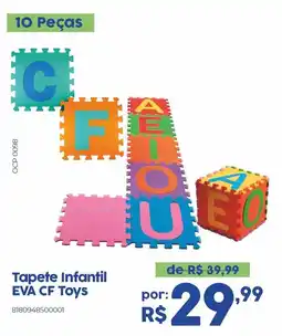 Casa Freitas Tapete Infantil EVA CF Toys oferta