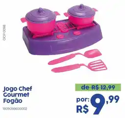 Casa Freitas Jogo Chef Gourmet Fogão oferta