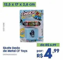 Casa Freitas Skate Dedo de Metal CF Toys oferta