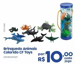 Casa Freitas Brinquedo Animais Colorido Cf Toys oferta