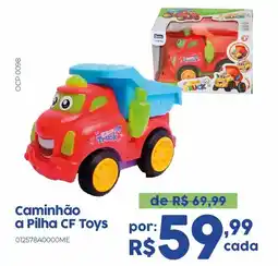 Casa Freitas Caminhão a Pilha Cf Toys oferta