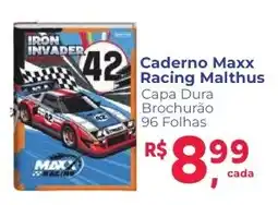 Camiño supermercados Caderno maxx racing malthus oferta