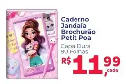 Camiño supermercados Caderno Jandaia Brochurão Petit Poa oferta