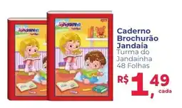 Camiño supermercados Caderno Brochura Jandaia Turma do Jandaia oferta