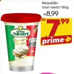 Brasão Supermercados Requeijão Gran Mestri oferta