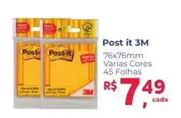 Camiño supermercados Post it 3M oferta