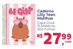Camiño supermercados Caderno lilly teen malthus oferta