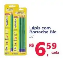 Camiño supermercados Lápis com Borracha Bic oferta