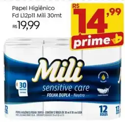 Brasão Supermercados Papel Higiênico Fd L12p11 Mili 30mt oferta
