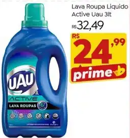 Brasão Supermercados Lava Roupa Liquido Active Uau oferta