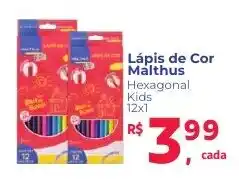 Camiño supermercados Lápis de Cor Malthus Hexagonal Kids oferta
