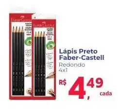 Camiño supermercados Lápis Preto Faber-Castell Redondo oferta