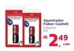 Camiño supermercados Apontador faber-castell clássico 2x1 oferta
