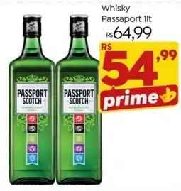 Brasão Supermercados Whisky passport scotch oferta