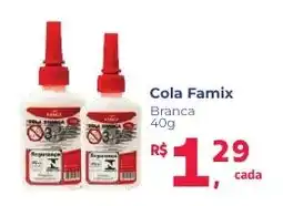 Camiño supermercados Cola Famix Branca oferta