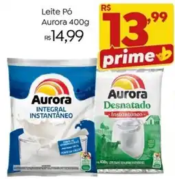 Brasão Supermercados Leite Pó Aurora 400g oferta