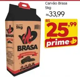 Brasão Supermercados Carvão brasa oferta