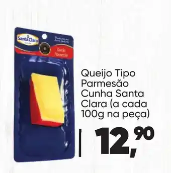 Imec Supermercados Queijo tipo parmesão cunha santa clara oferta
