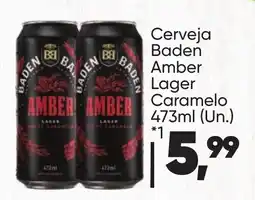 Imec Supermercados Cerveja baden amber lager caramelo oferta