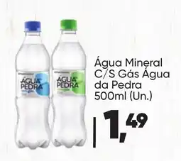 Imec Supermercados Água Mineral C/S Gás Água da Pedra oferta