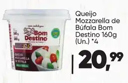 Imec Supermercados Queijo mozzarella de búfala bom destino oferta