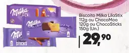 Imec Supermercados Biscoito Milka LilaStix oferta