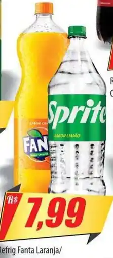 Preço Certo Refrig Fanta Laranja/ Sprite Sabor Limão oferta