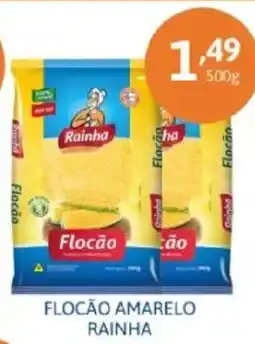 Superbom Supermercado Flocão amarelo rainha oferta