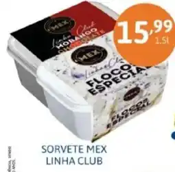 Superbom Supermercado Sorvete mex linha club oferta