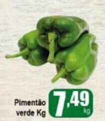 Higa's Supermercado Pimentao Verde 1kg oferta