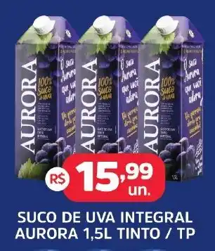 Supermercados Correia Suco de uva integral aurora oferta