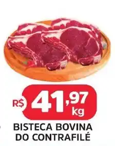 Supermercados Correia Bisteca bovina do contrafilé oferta